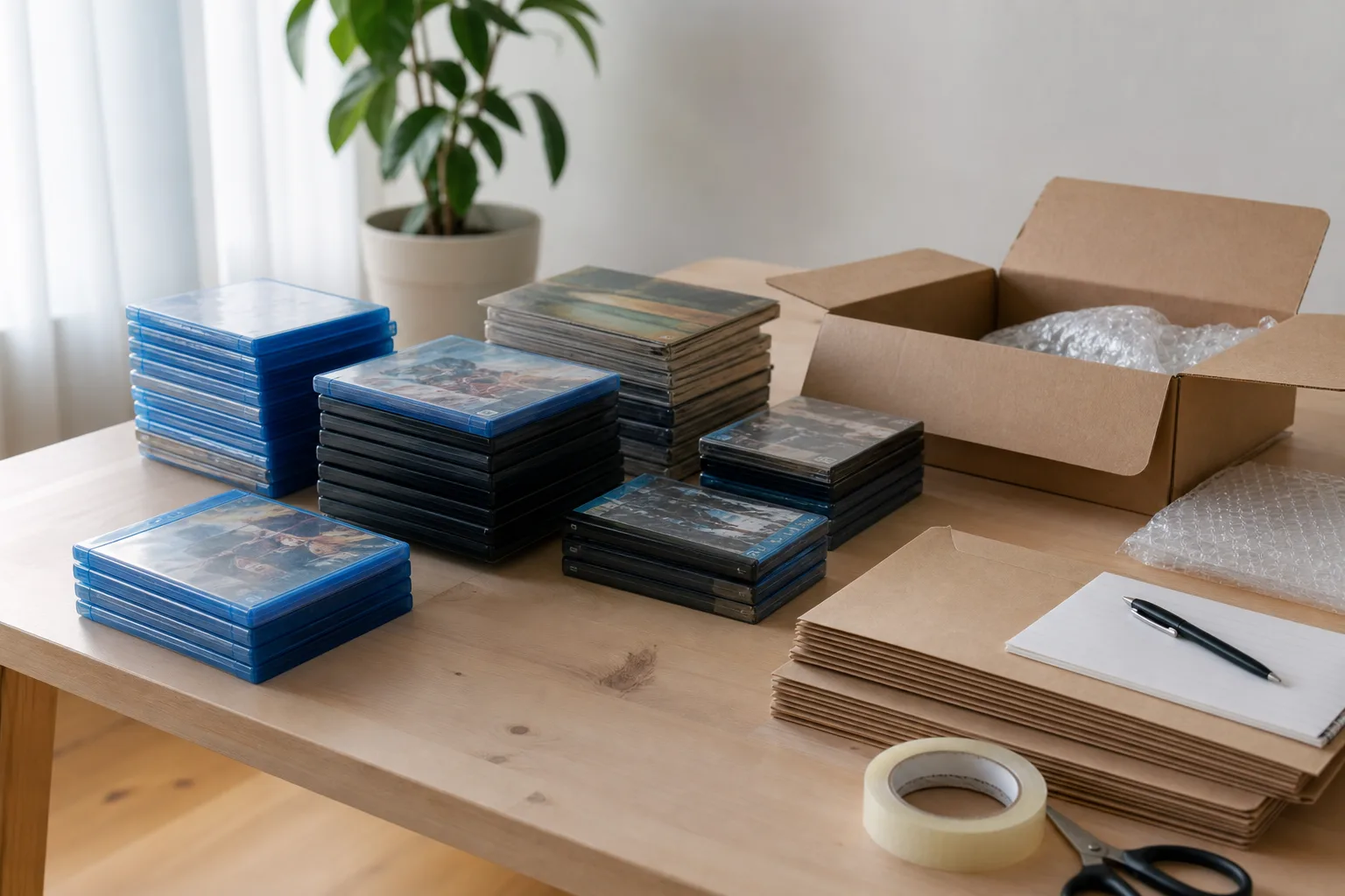 Sälja Blu-ray-filmer i svensk vardagsmiljö