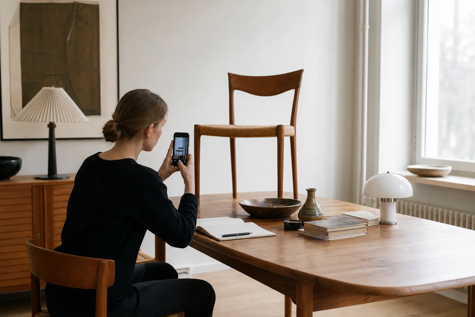 Sälja designmöbler i svensk vardagsmiljö